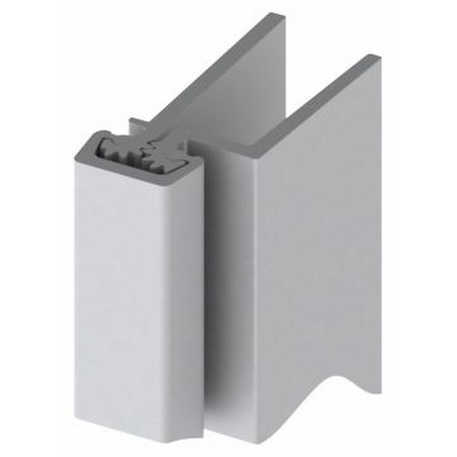 Hager 780113HD83CL 83" Concealed Leaf Heavy Duty Safety Roton Hinge Clear Anodized - Aluminum
