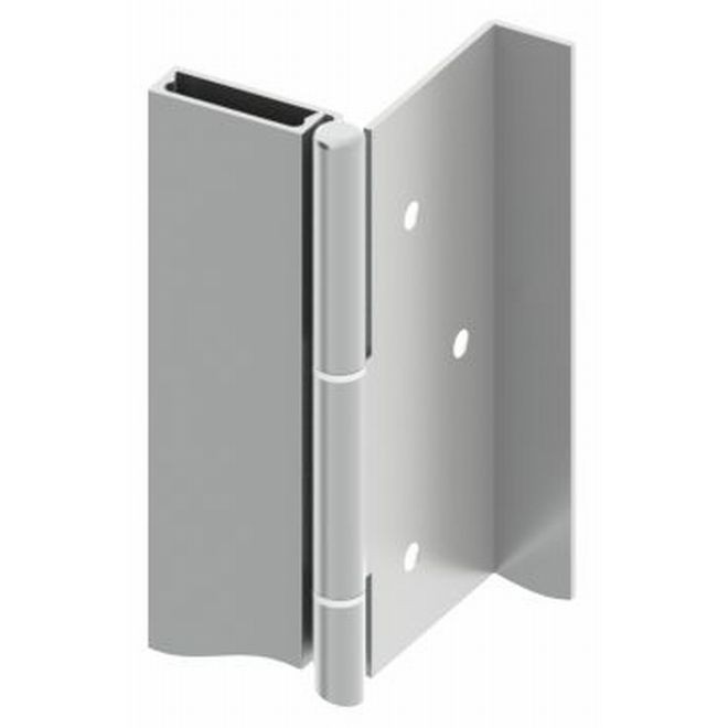 Hager 79090632D95 95" Half Mortise Edge Guard Continuous Hinge # 092107 - Satin Stainless Steel