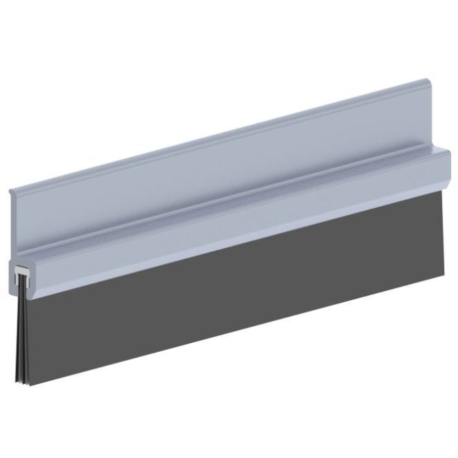Hager 802SGLD84 48" Door Sweep with 1/2" Brush Gold Anodized - Aluminum