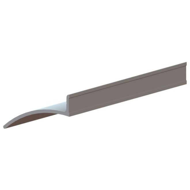 Hager 810SMIL36 36" Overhead Rain Drip # 051395 Mill Finish - Aluminum