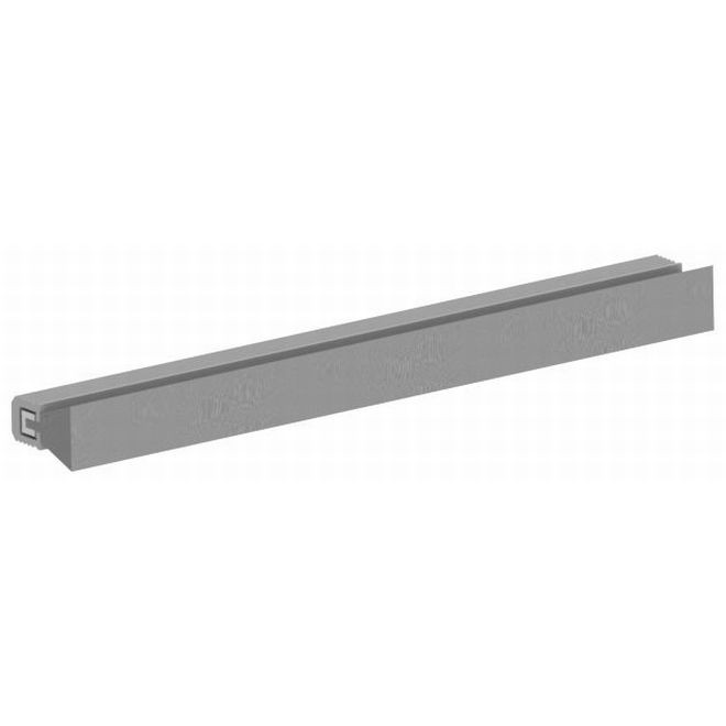 Hager 839SMIL90B 90" Kerf-in Mortise Astragal Sweep Mill Finish - Aluminum