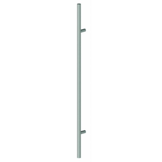 Hager 915P32D72 72" Straight Mounting Vertical 1-1/4" Door Pull with 56" Center to Center # 033534 - Satin Stainless Steel
