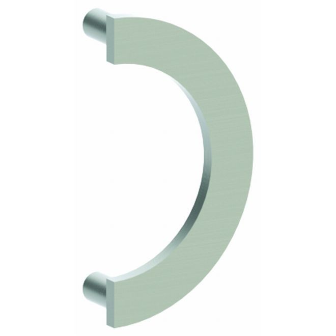 Hager 920B4 C Shaped Door Pull with Back to Back Mounting and 8-1/2" Center to Center # 023825 - Satin Brass