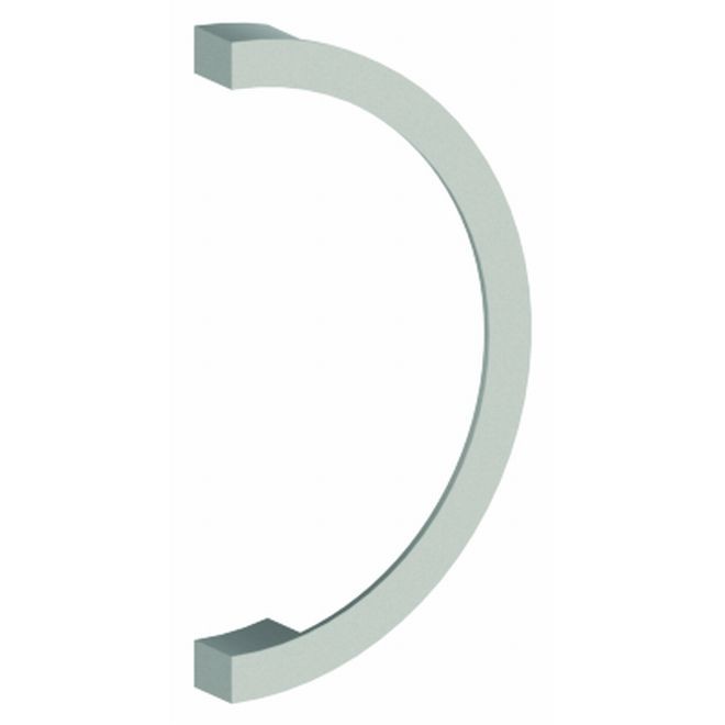 Hager 921P26 C Shaped Door Pull with 17-1/2" Center to Center - Bright Chrome