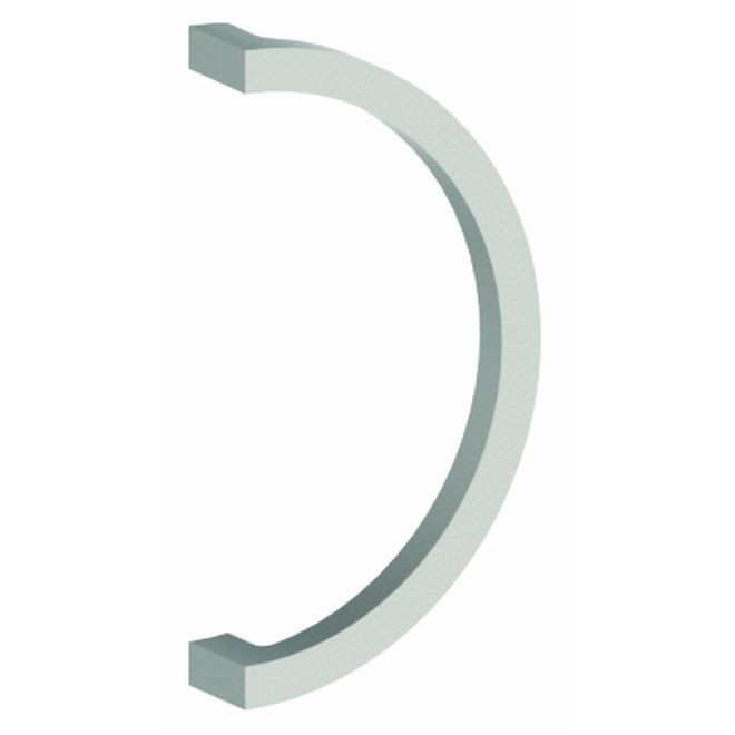Hager 924B4 C Shaped Door Pull with Back to Back Mounting and 14" Center to Center # 094302 - Satin Brass