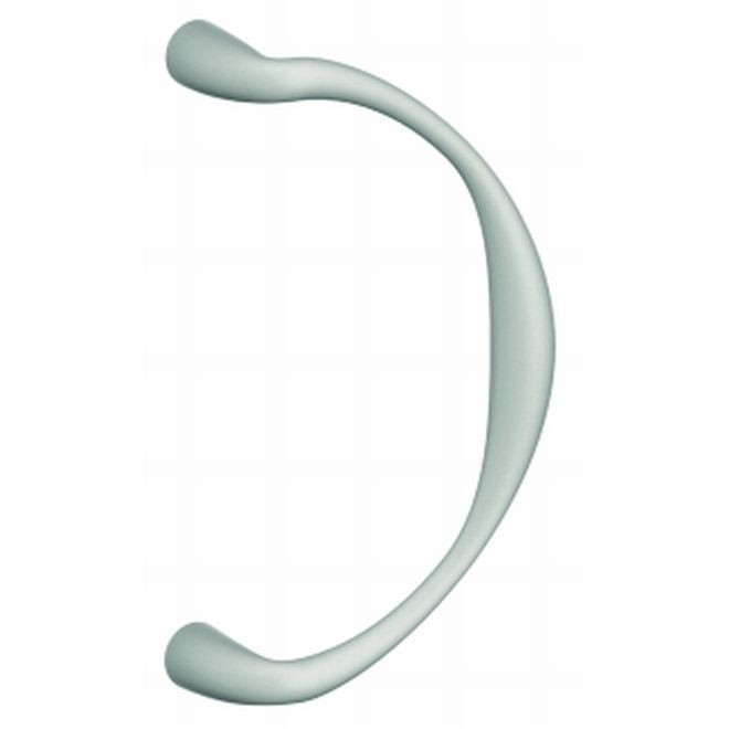 Hager 926B4 Curved Shaped Door Pull with Back to Back Mounting and 12" Center to Center - Satin Brass