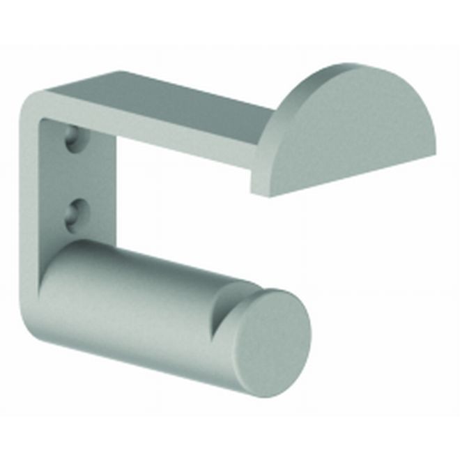 Hager 937P26D Double Modern Coat Hook # 009821 - Satin Chrome