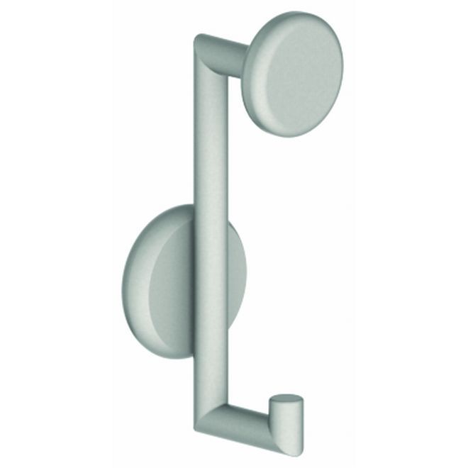 Hager 951P26D Double Straight Coat Hook # 007030 - Satin Chrome
