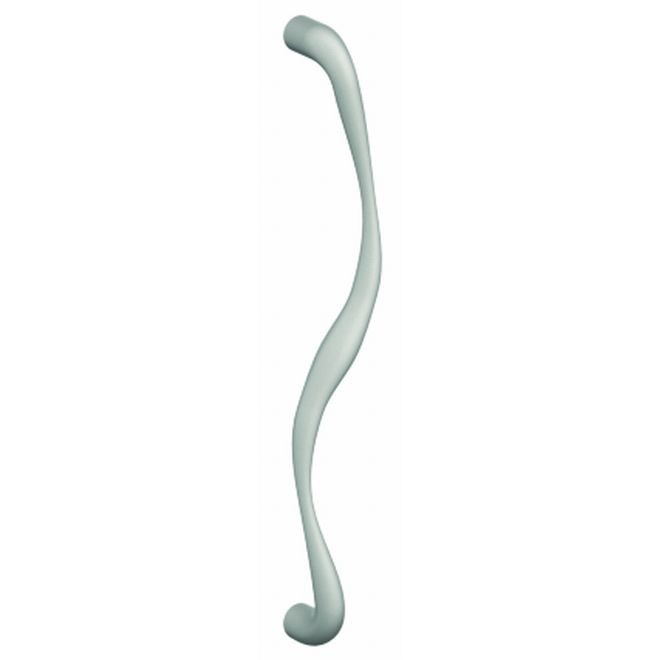 Hager 983B26DLH Left Hand Curved Door Pull with Back to Back Mounting and 20" Center to Center # 065560 - Satin Chrome