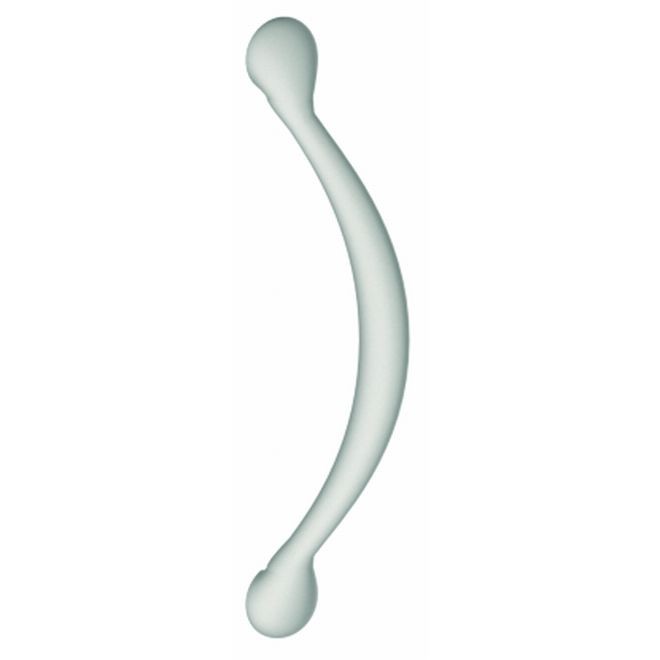Hager 985B26 Curved Door Pull with Back to Back Mounting and 12" Center to Center - Bright Chrome