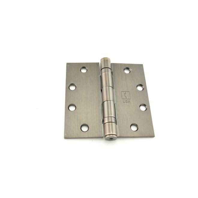 Hager BB119141210BEA 4-1/2" x 4-1/2" Full Mortise Standard Weight Ball Bearing Hinge # 006393 - Oil Rubbed Bronze