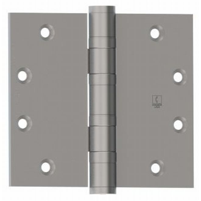 Hager BB119963A 6" x 6" Full Mortise Heavy Weight Ball Bearing Hinge - Unlacquered Brass