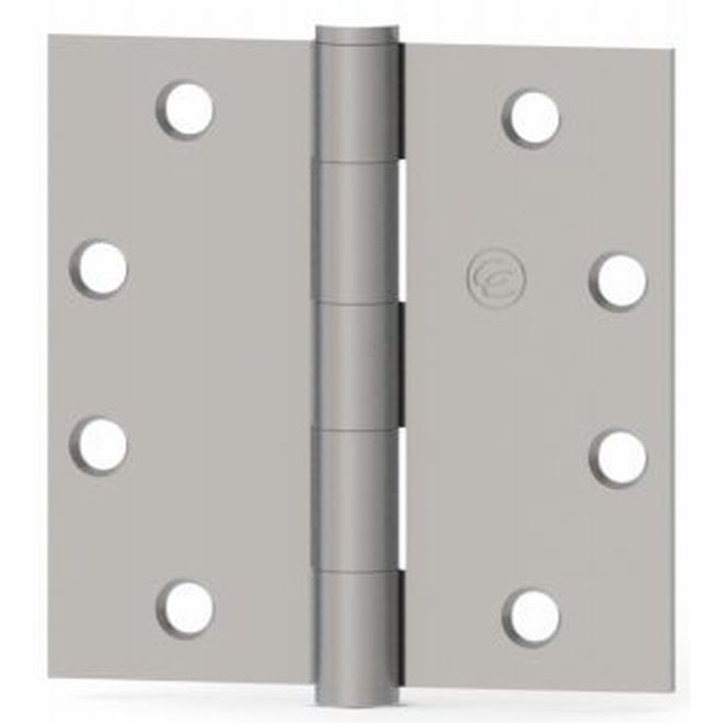 Hager EC1100412P 4-1/2" x 4-1/2" Full Mortise Standard Weight Plain Bearing Square Corner Hinge - Prime Coat
