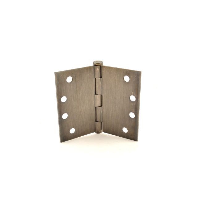Hager WT12794510B 4" x 5" Wide Throw Square Corner Full Mortise Standard Weight Plain Bearing Hinge # 095062 - Oil Rubbed Bronze