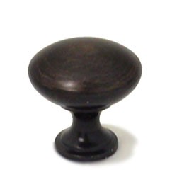 HOK 416 Solid Brass 1 1/4" Mushroom Knob
