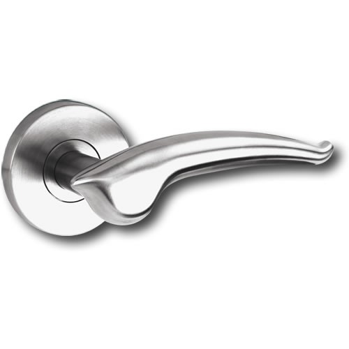 Inox 220 Wave Privacy Lever