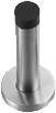 Inox Stainless Steel Door Stop on Rose - DSIX04