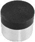 Inox 1 3/16" Stainless Steel Door Stop - DSIX08
