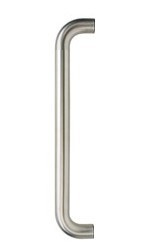 Inox U-Shape Door Pull 1 1/4" Dia. 12" Centers
