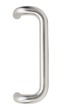 Inox D-Shape Door Pull 1 1/4" Dia. 18" Centers