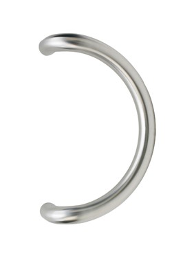 Inox C-Shape Door Pull 1 1/4" Dia. 12" Centers