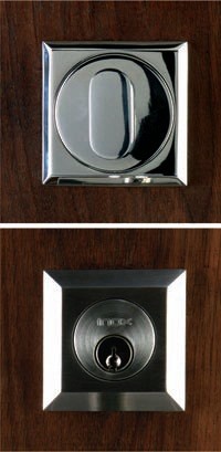 Inox Square Deadbolt Single Cylinder - SD310