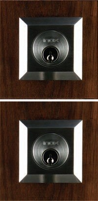 Inox Sqare Deadbolt Double Cylinder - SD320