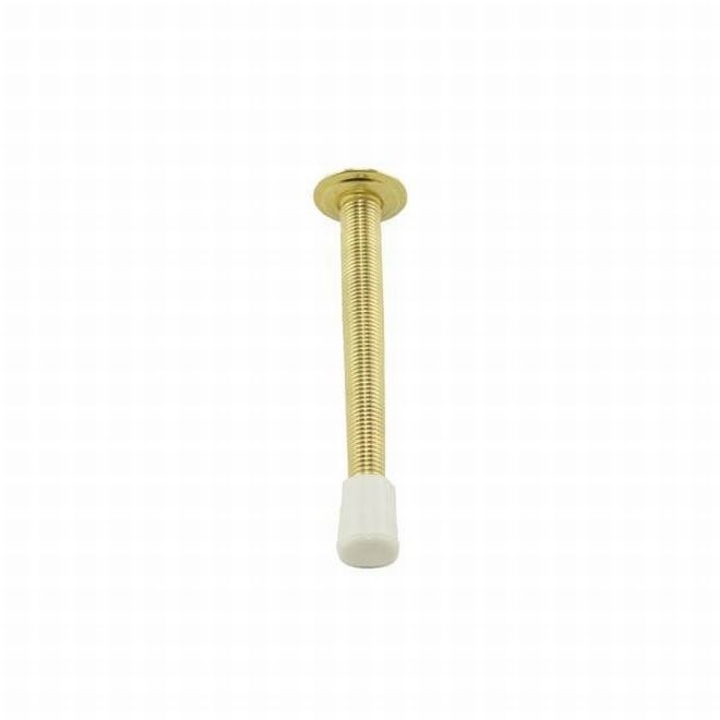 Ives 061 4" Flexible Door Stop - Bright Brass