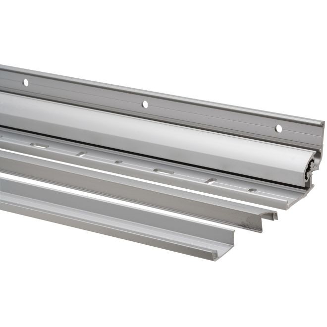 Ives 157XY 83" Heavy Duty Adjustable Full Surface Continuous Hinge - Aluminum