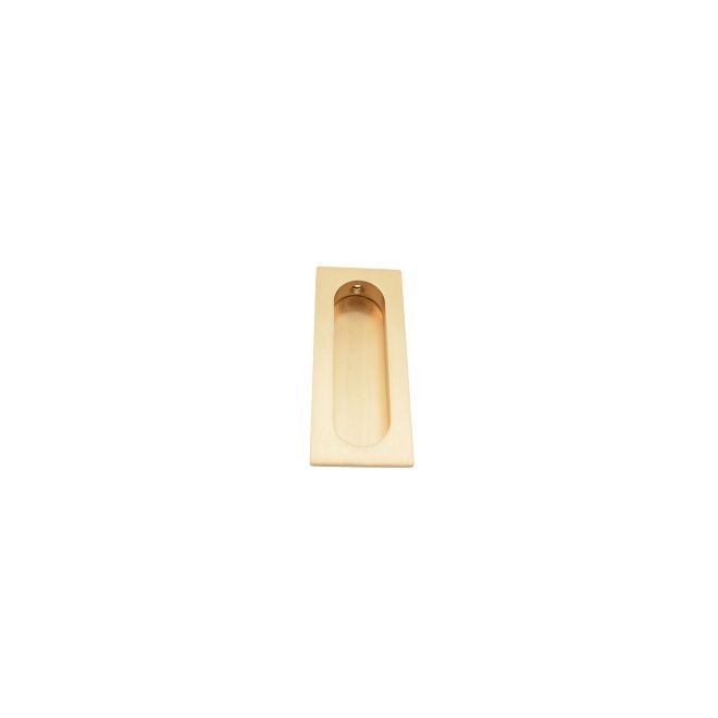Ives 222B Rectangular Flush Pull - Satin Bronze
