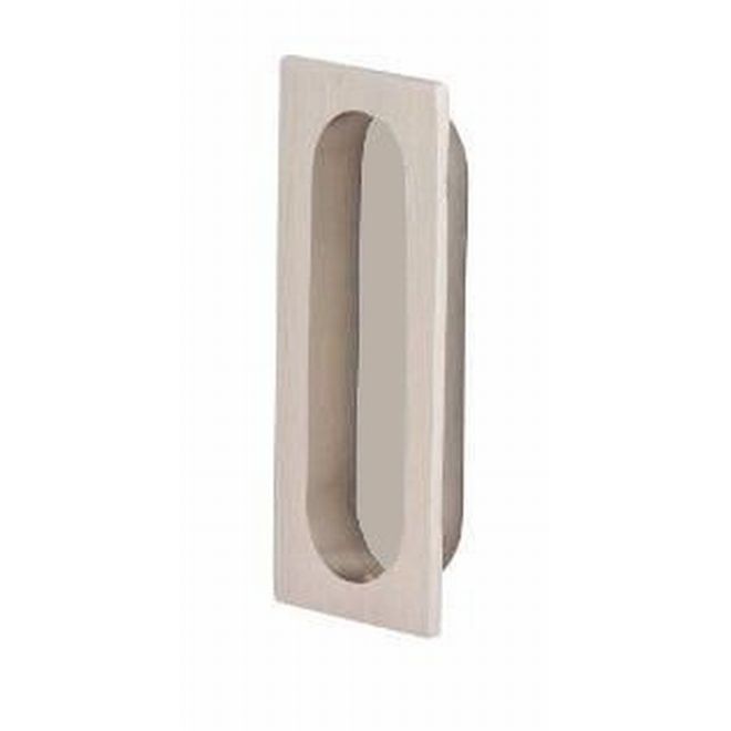 Ives 222B Rectangular Flush Pull - Satin Nickel