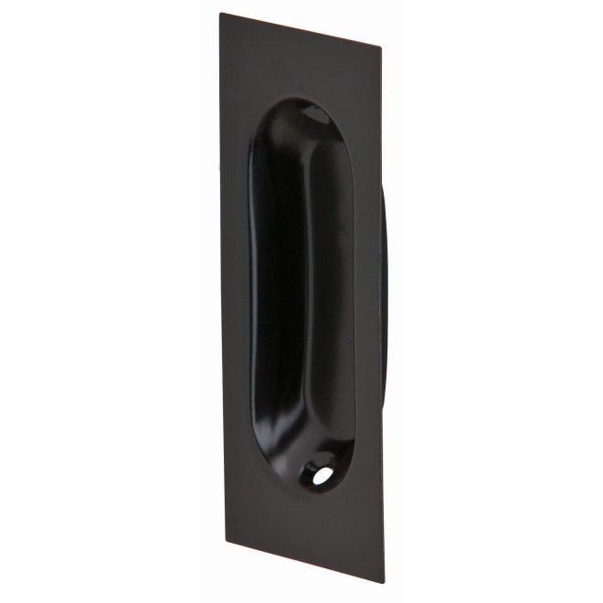 Ives 22B Rectangular Flush Pull - Oil Rubbed Bronze