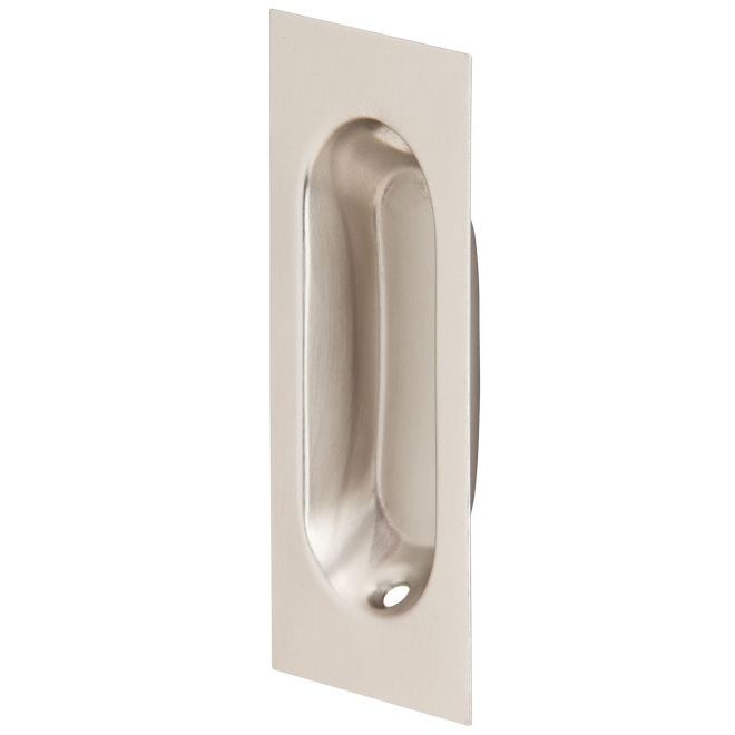 Ives 22B Rectangular Flush Pull - Satin Nickel