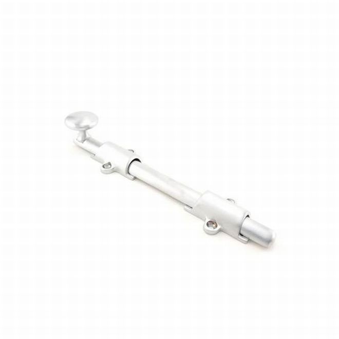 Ives 253B 8" Deluxe Surface Bolt with Multiple Strikes - Satin Chrome