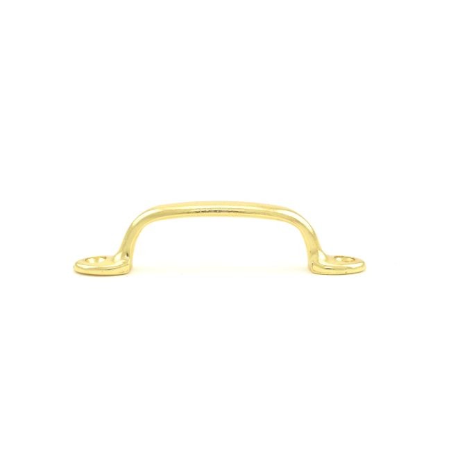 Ives 25A Screen Door Pull - Bright Brass