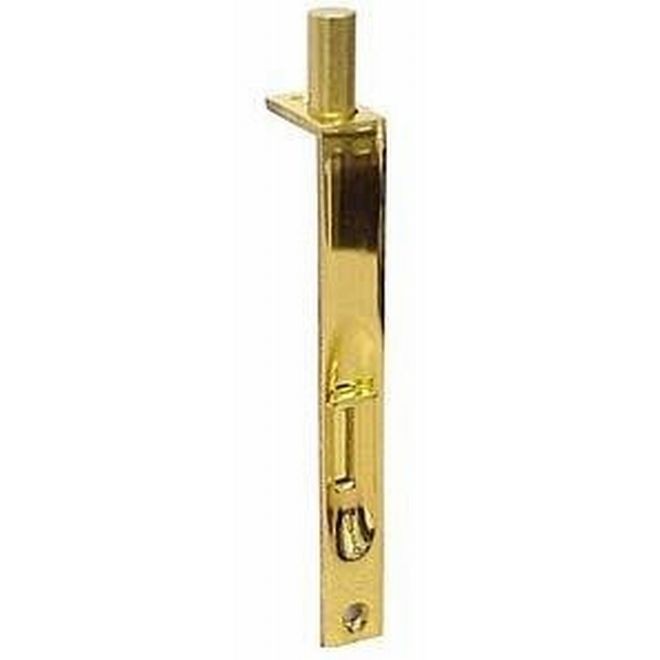 Ives 262B 6" Manual Flush Bolt - Bright Brass