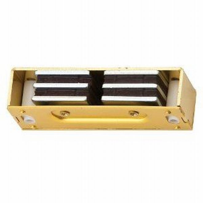Ives 327A Magnetic Catch Dual Triple Pole - Bright Brass