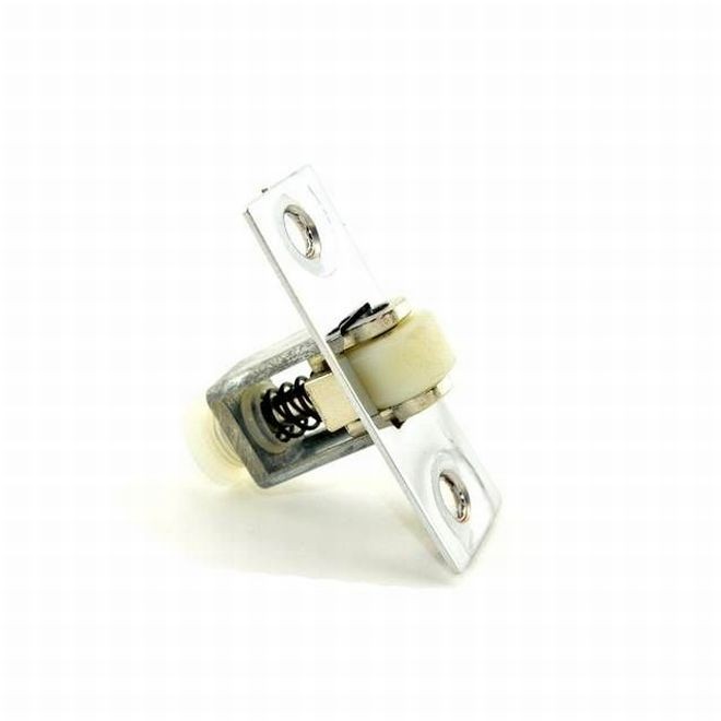 Ives 335B Adjustable Roller Catch with Full Lip Strike - Bright Chrome