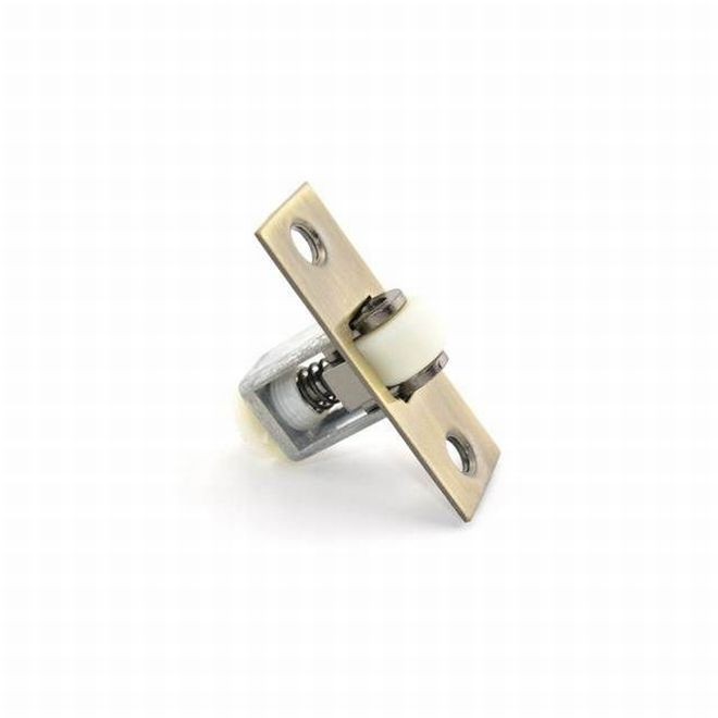 Ives 336B Adjustable Roller Catch with T Strike - Antique Brass