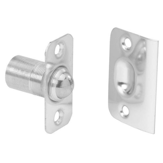 Ives 349B Round Corner Ball Catch - Bright Chrome