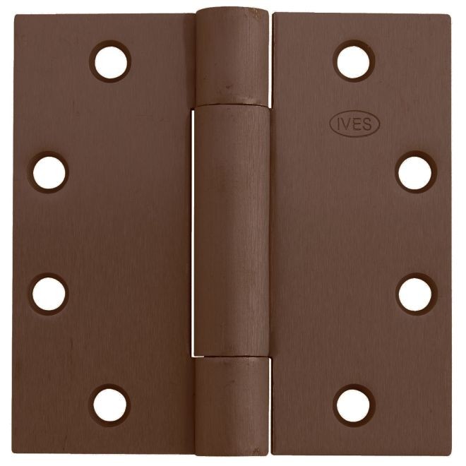 Ives 3CB1412 4-1/2" x 4-1/2" Full Mortise Three Knuckle Concealed Bearing Standard Weight Hinge - Oil Rubbed Bronze