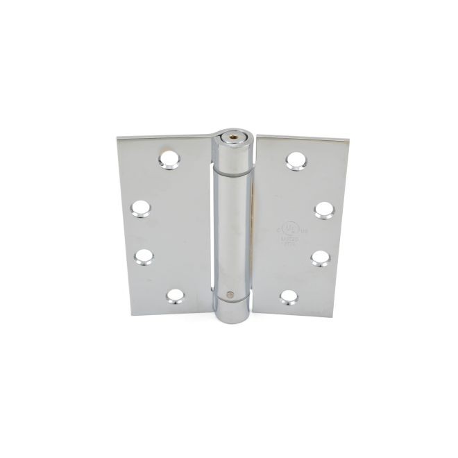 Ives 3SP1412 4-1/2" x 4-1/2" Standard Weight Spring Hinge - Bright Chrome