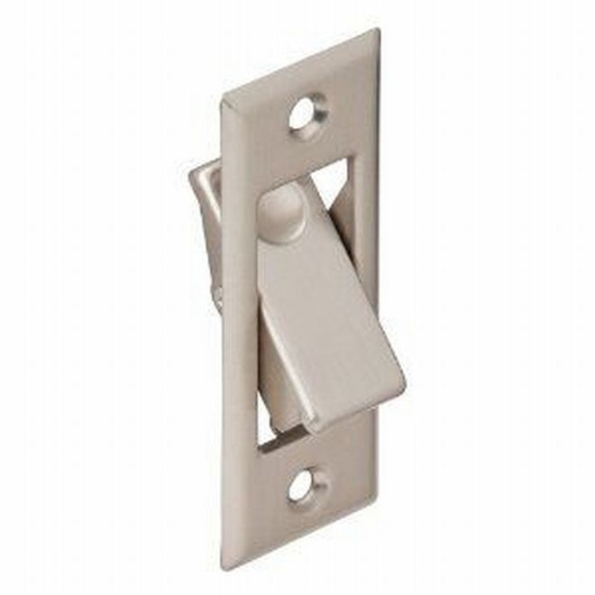 Ives 42B Pocket Door Bolt - Satin Nickel