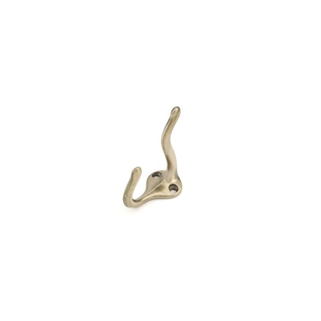 Ives 571A Coat and Hat Hook - Antique Brass