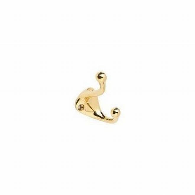 Ives 572A Coat and Hat Hook - Bright Brass