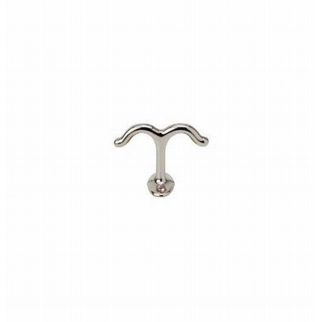 Ives 580A Ceiling Hook - Bright Nickel