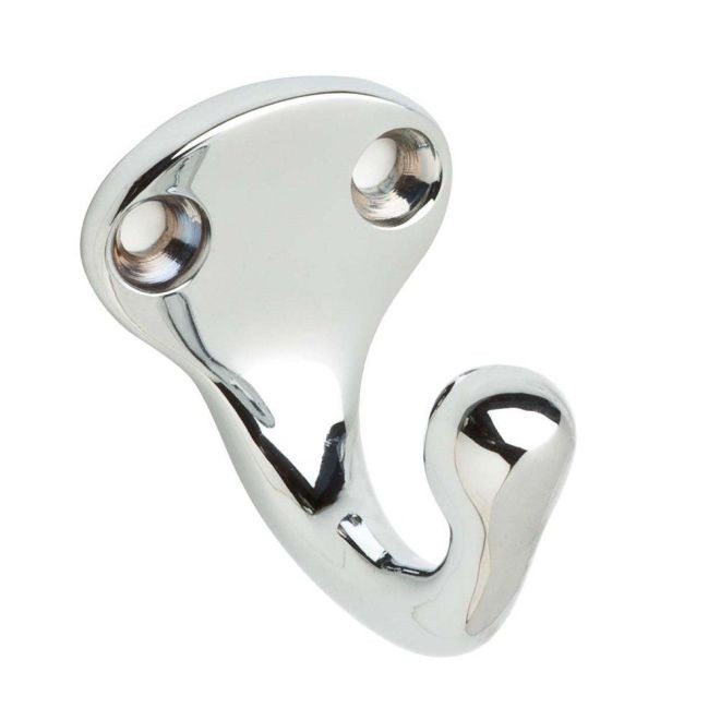 Ives 581MB Single Wardrobe Hook - Bright Chrome