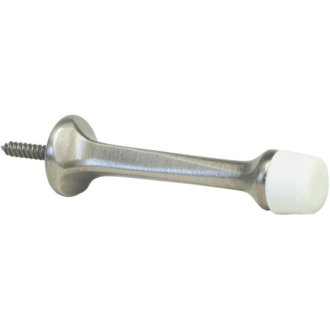 Ives 61MB 3-1/8" Solid Door Stop - Satin Chrome