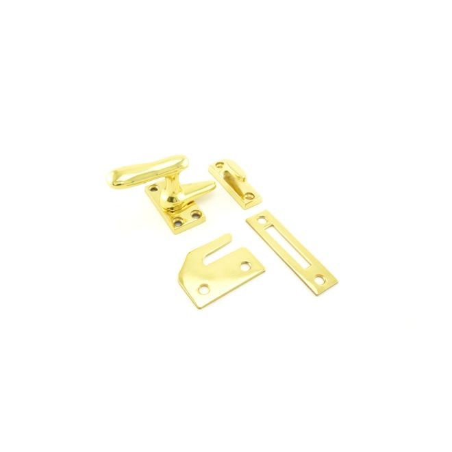 Ives 66B Casement Fastener with Multiple Strikes - Bright Brass