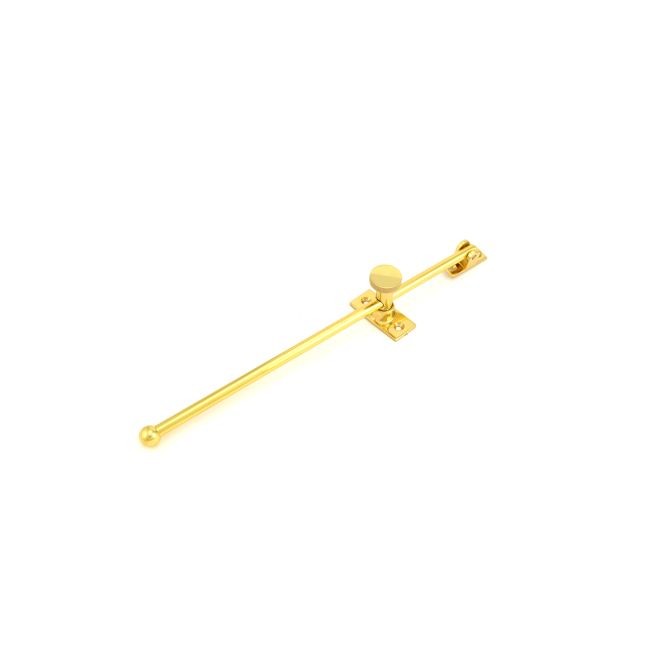 Ives 71B 12" Casement Adjuster - Bright Brass